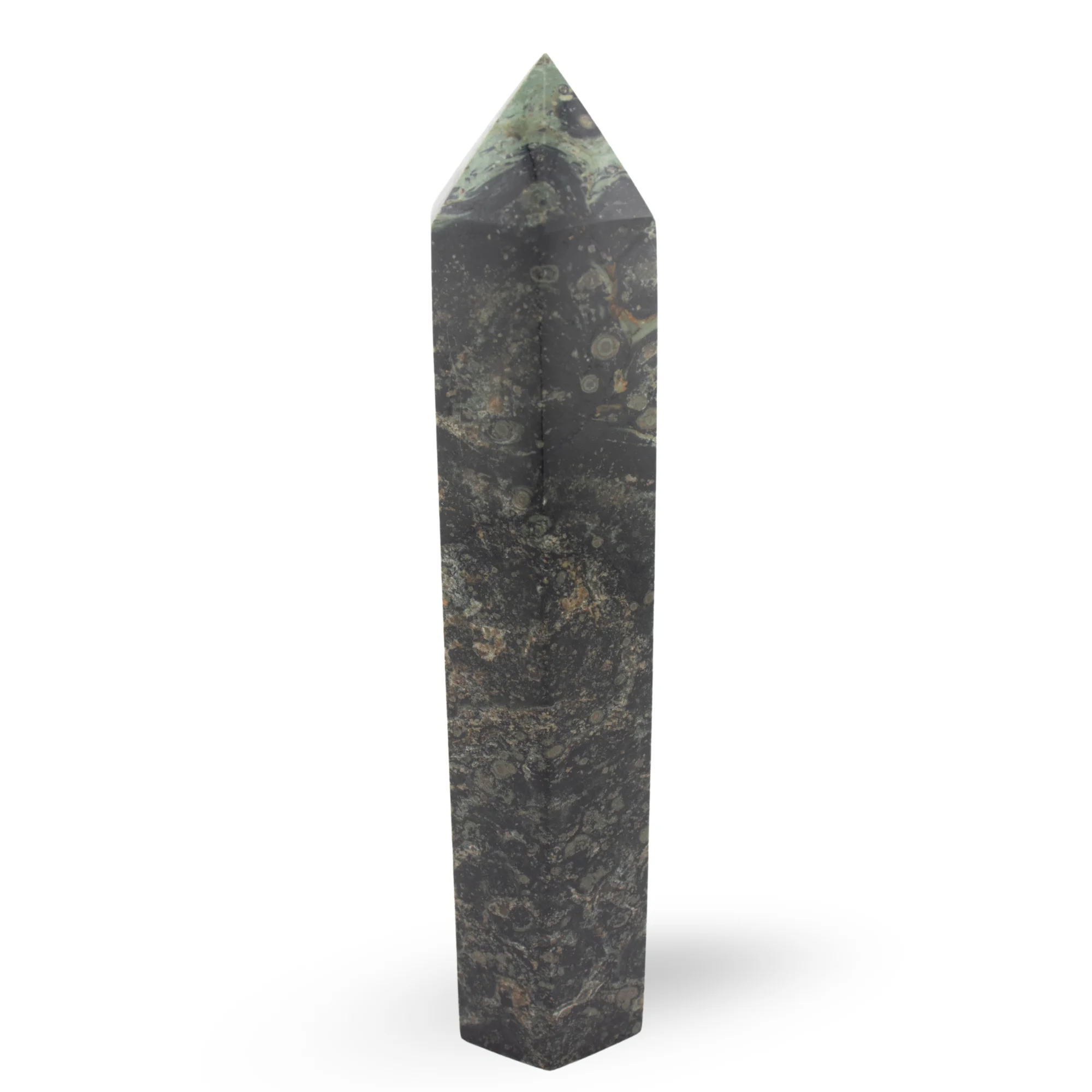 Kambaba Jasper with white background