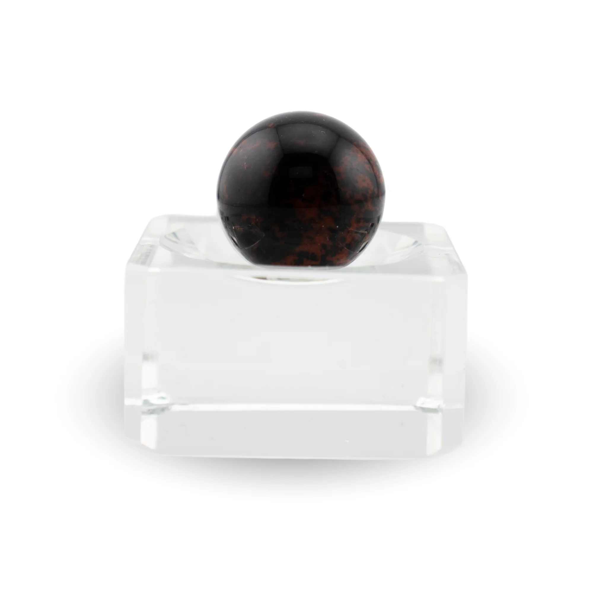Red Mahogany Obsidian Mini Sphere - Image 2