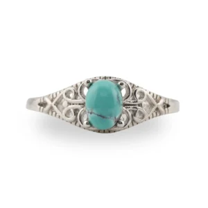 Turquoise Filigree Ring