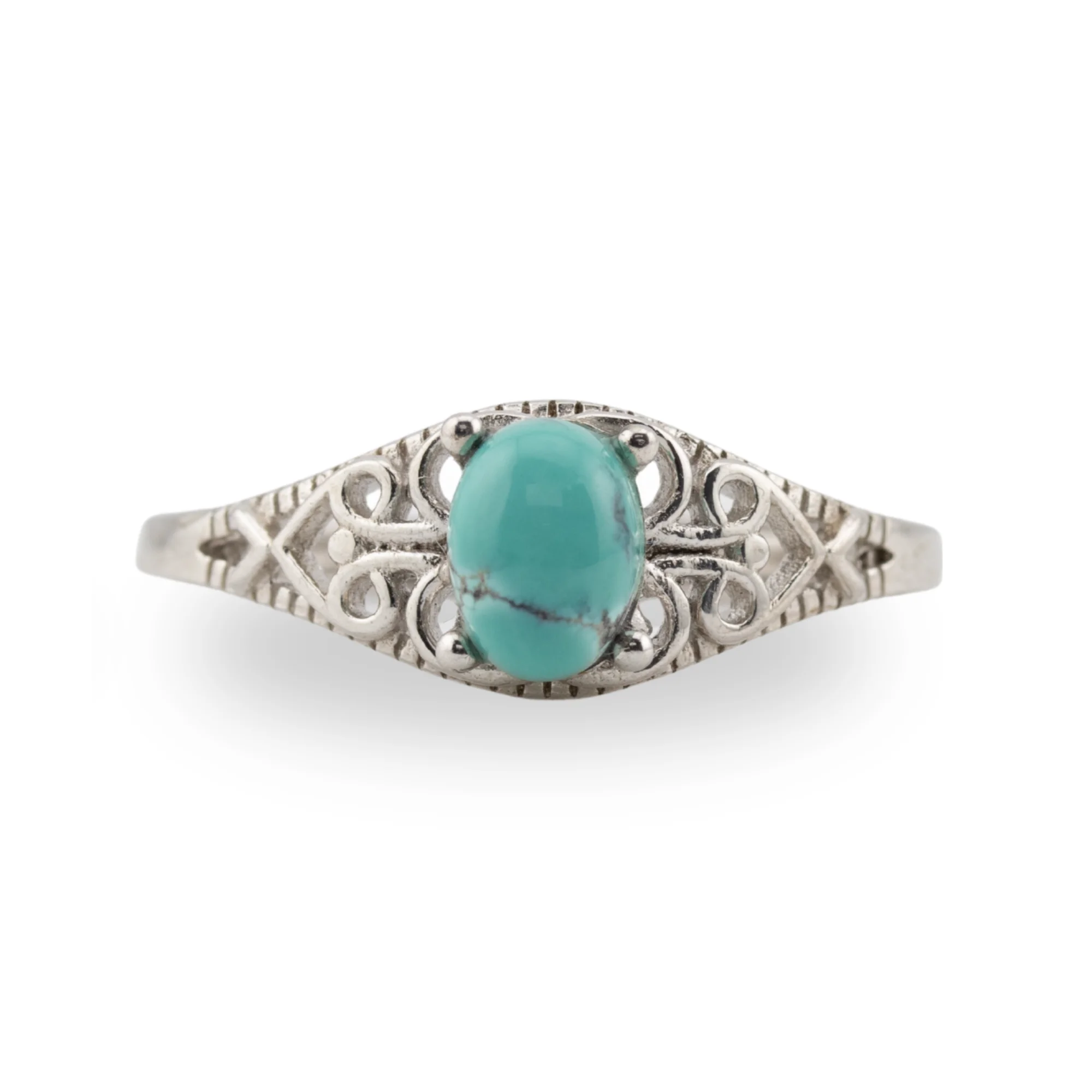 Turquoise Filigree Ring